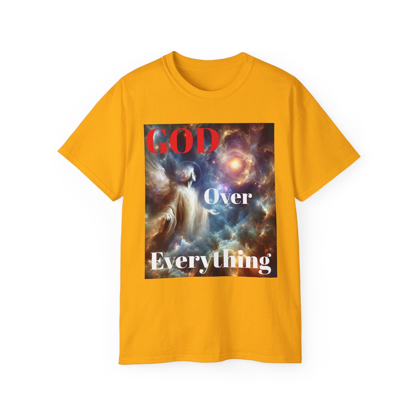 God Over Everything Unisex Ultra Cotton Tee - Spiritual Inspirational T-Shirt