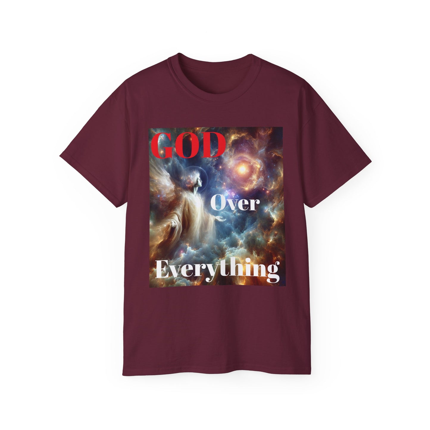 God Over Everything Unisex Ultra Cotton Tee - Spiritual Inspirational T-Shirt
