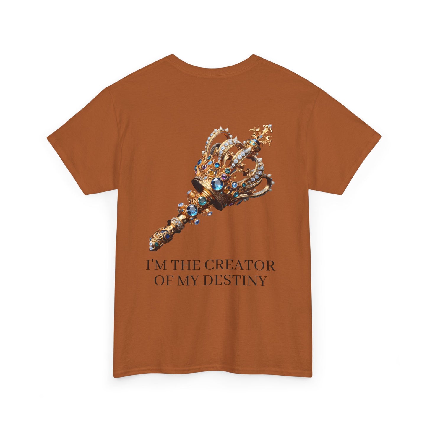 Empowerment graphic Tee front and back - HNIC creator of my destiny