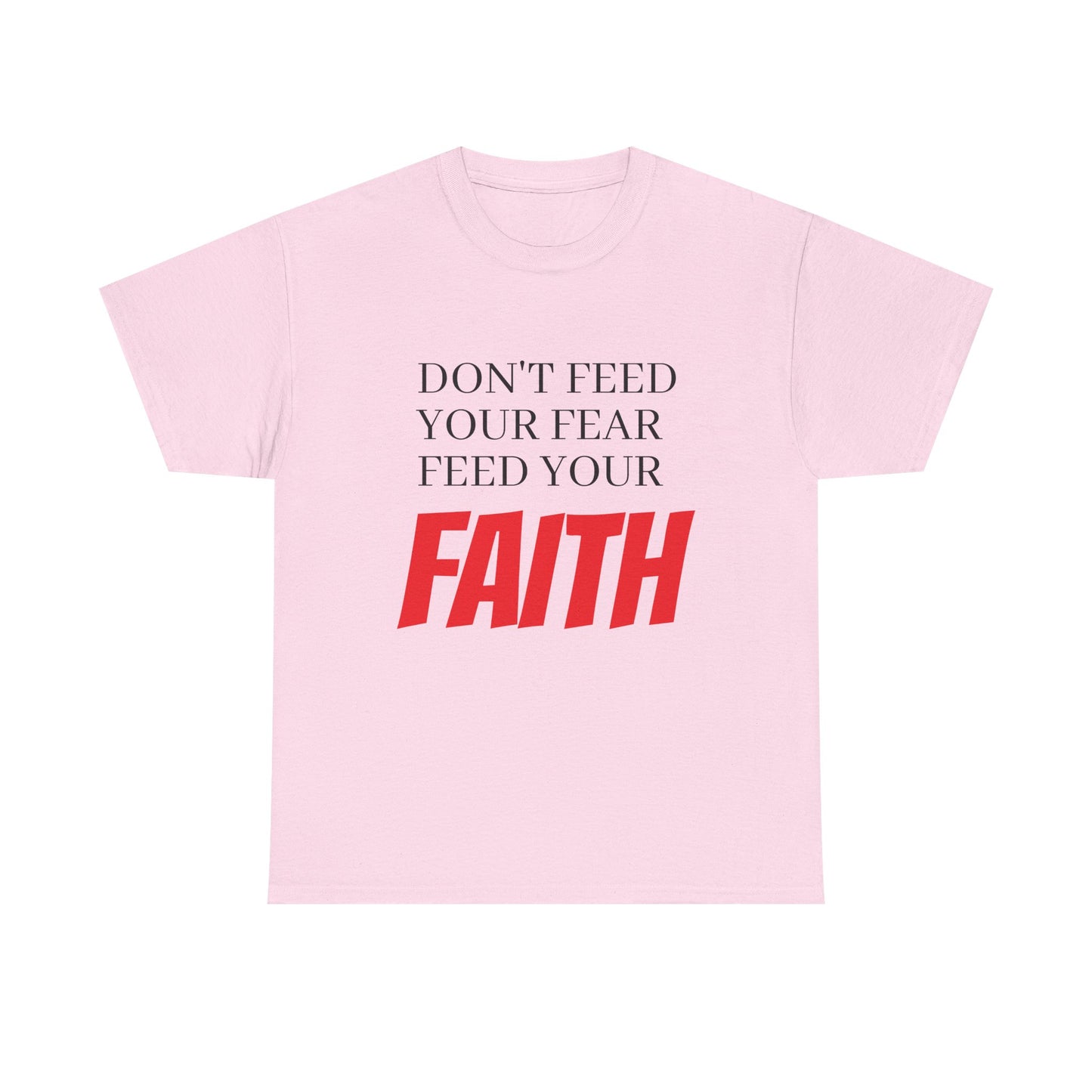 Unisex Heavy Cotton Tee, Motivational T-Shirt, Positive Quotes Tee, Faith Inspiration Apparel, Gift for Friends, Everyday Wear