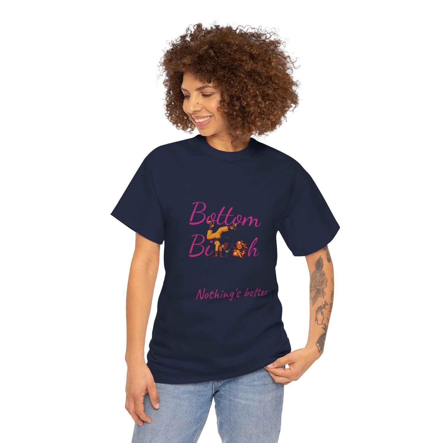 Bottom Bi@#h nothing's better Trendy Casual Wear, Unique Gift for Friends, Birthday Present, Summer Vibes, Comfortable Everyday Outfit