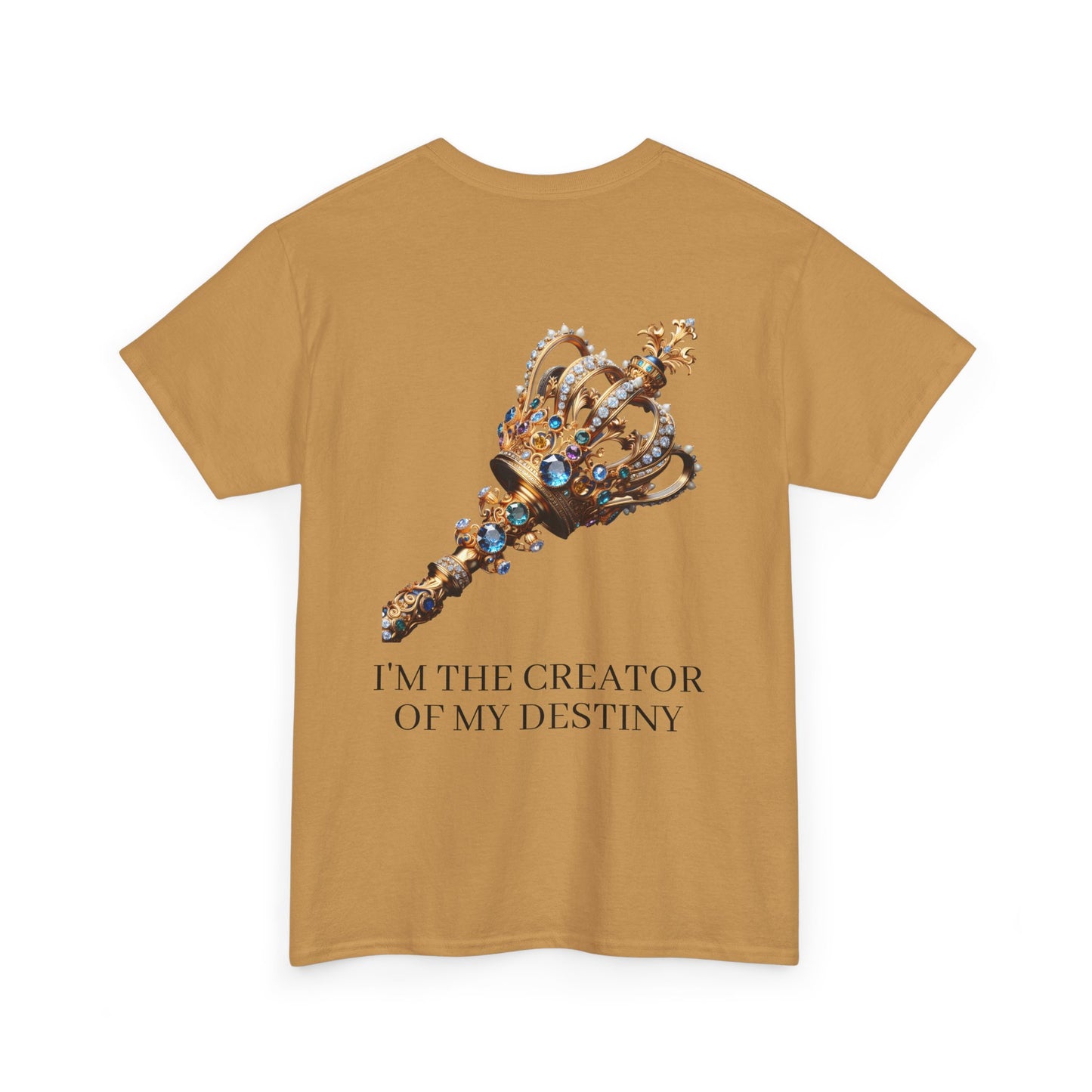 Empowerment graphic Tee front and back - HNIC creator of my destiny