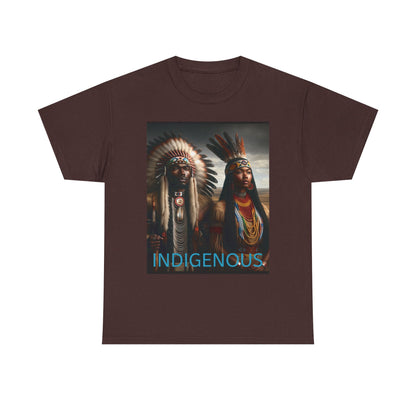 Indigenous Heavy Cotton Tee - Celebrate Native Heritage