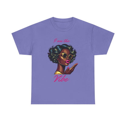 Stylish Graphic Tee, I Am the Vibe T-Shirt, Unisex Casual Top, Gift for Trendy Friends, Summer Outfit Essentials, Fun Statement Shirt