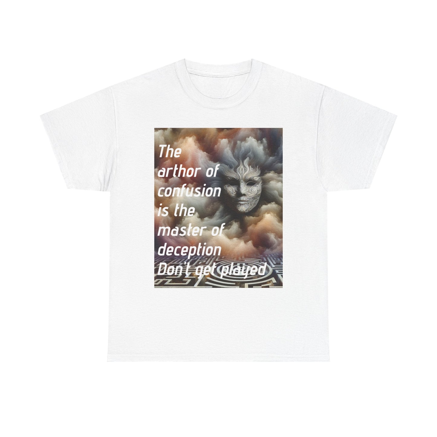 Mystical Quote Tee - Unisex Heavy Cotton Tee for Inspiration, Gift for Friends, Self-Expression, Motivational Apparel, Unique Graphic Shirt