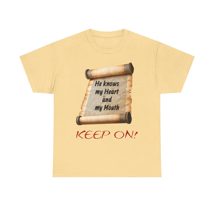 Heartfelt Unisex Tee: Spiritual Affirmation Shirt, Gifts for Him/Her, Motivational Wear, Casual Everyday Clothing, Inspirational Quotes