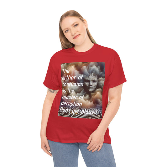 Mystical Quote Tee - Unisex Heavy Cotton Tee for Inspiration, Gift for Friends, Self-Expression, Motivational Apparel, Unique Graphic Shirt