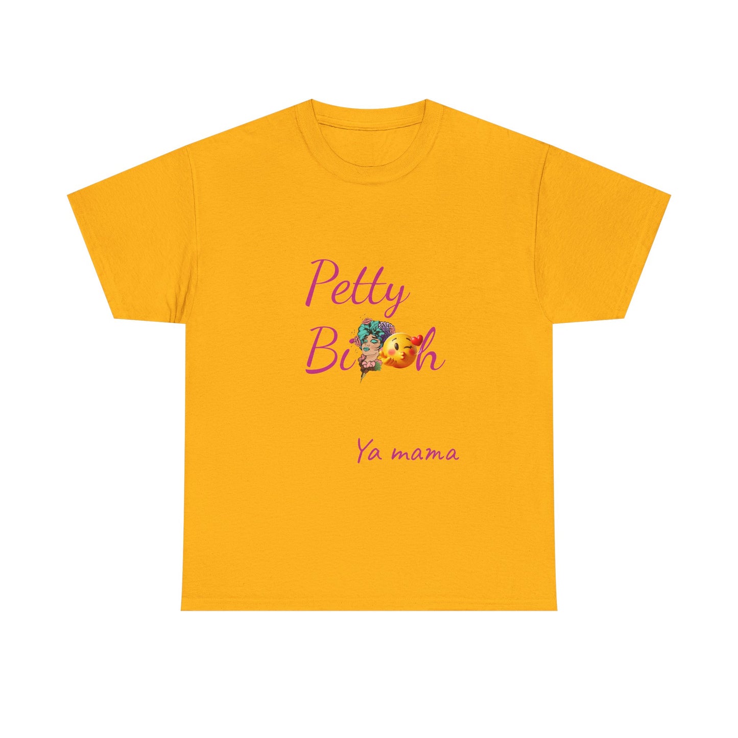Petty Bi@#h Unisex Heavy Cotton Tee | Fun Summer Vibes, Perfect for Friends, Beach Days, Casual Outings, Gifts