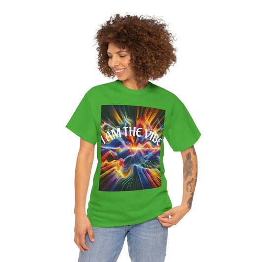 Vibrant Graphic Tee | I Am The Vibe | Unisex Cotton T-Shirt | Trendy Apparel | Gift Idea | Festival Wear | Everyday Style