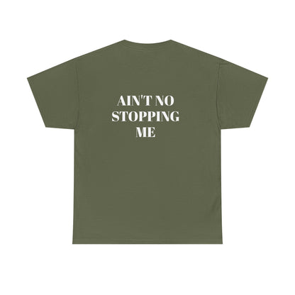 All Gas No Breaks FRONT AND BACK Unisex Heavy Cotton Tee - Motivational Graphic T-Shirt for Car Lovers