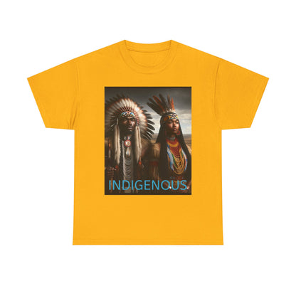 Indigenous Heavy Cotton Tee - Celebrate Native Heritage