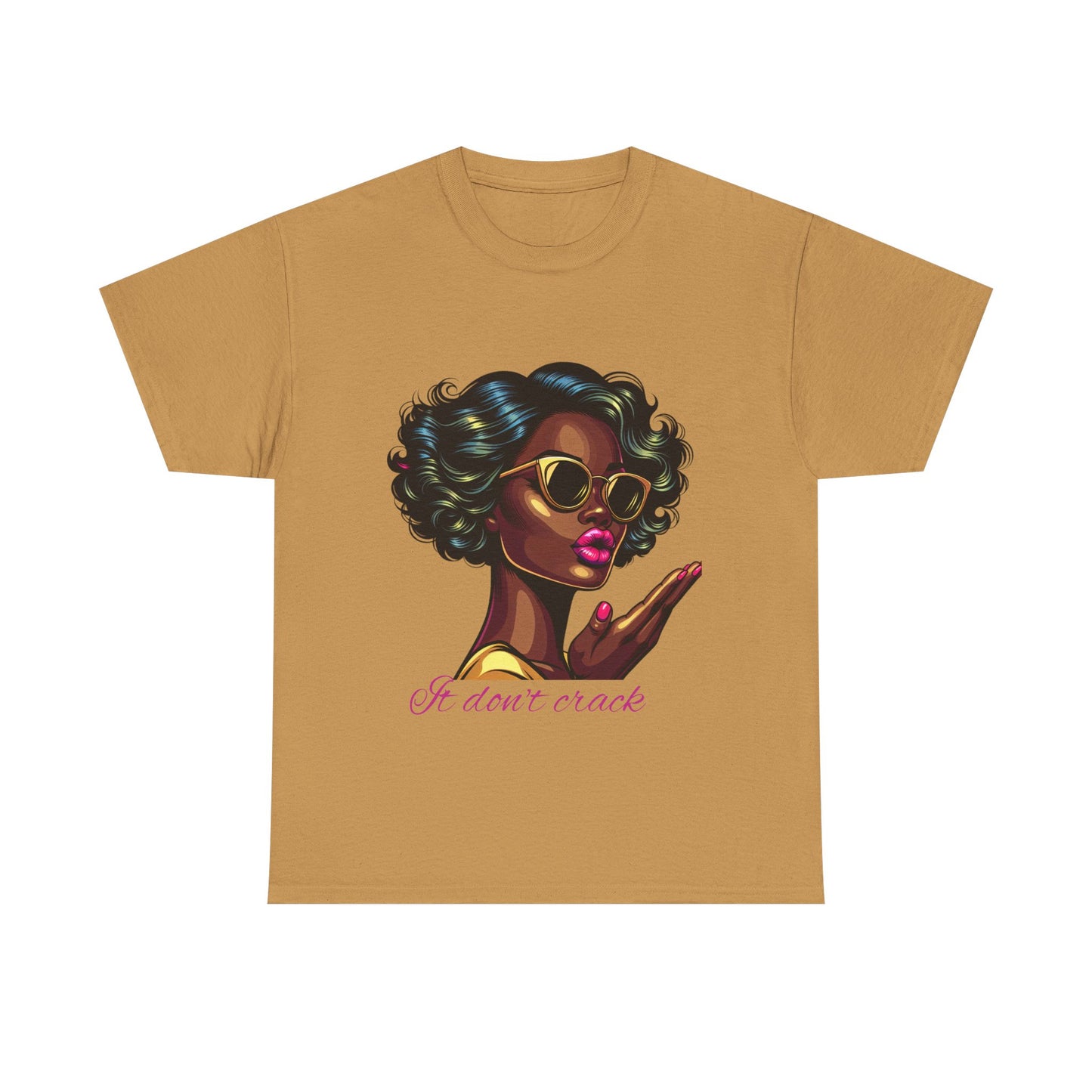 Stylish Afrocentric T-Shirt, It don't crack