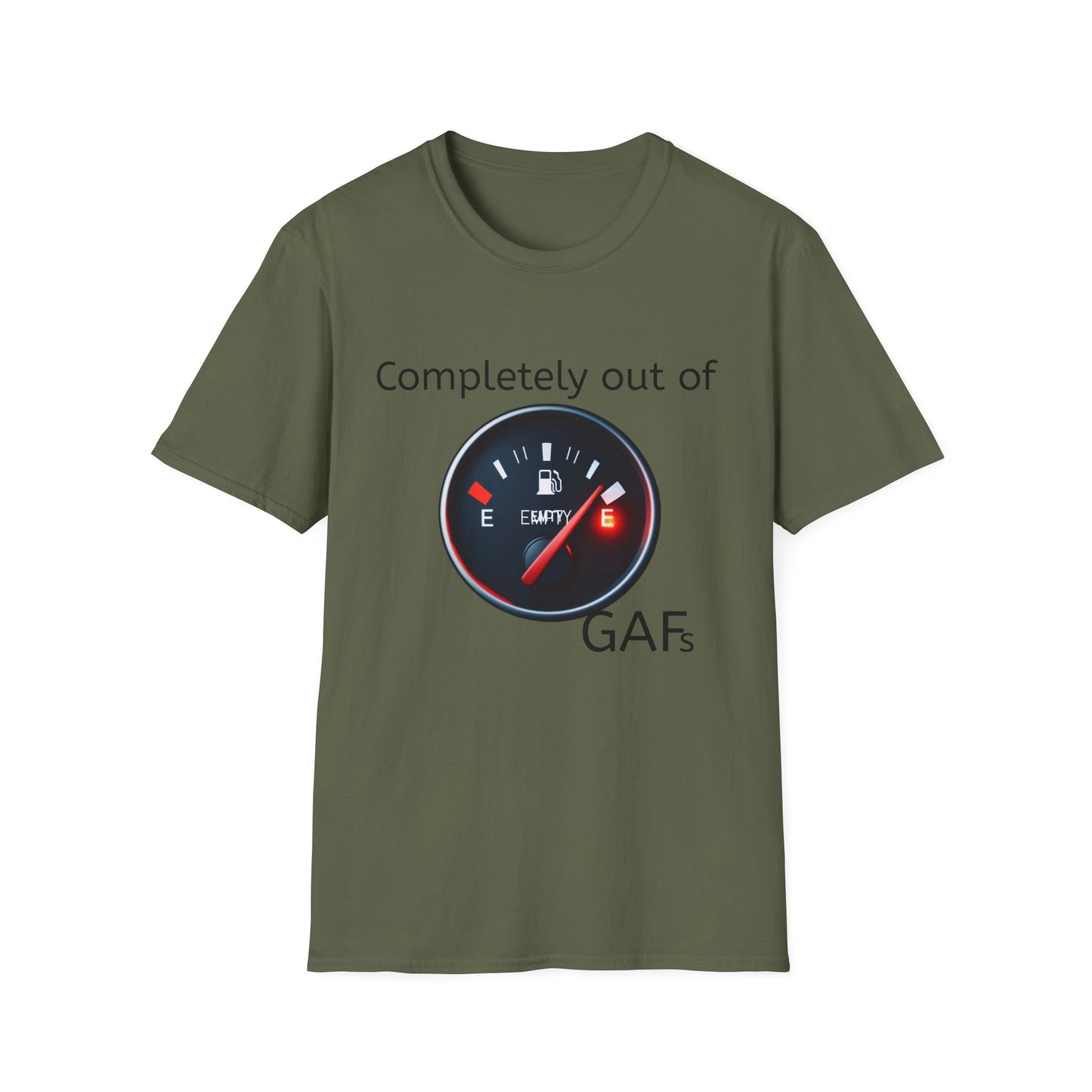 Humorous Unisex T-Shirt - Completely Out of GAFs, Funny Tee, Gift for Sarcastic Friends, Casual Wear, Comedic Gift, Everyday Humor