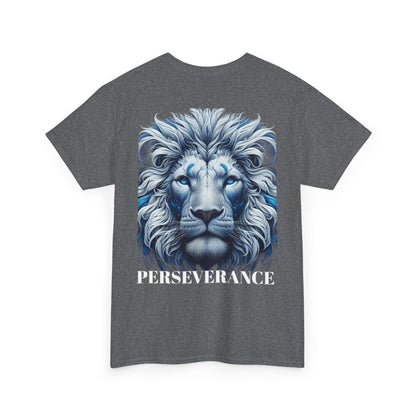 Perserverance FRONT AND BACK - 'Faith must endure' Lion Design