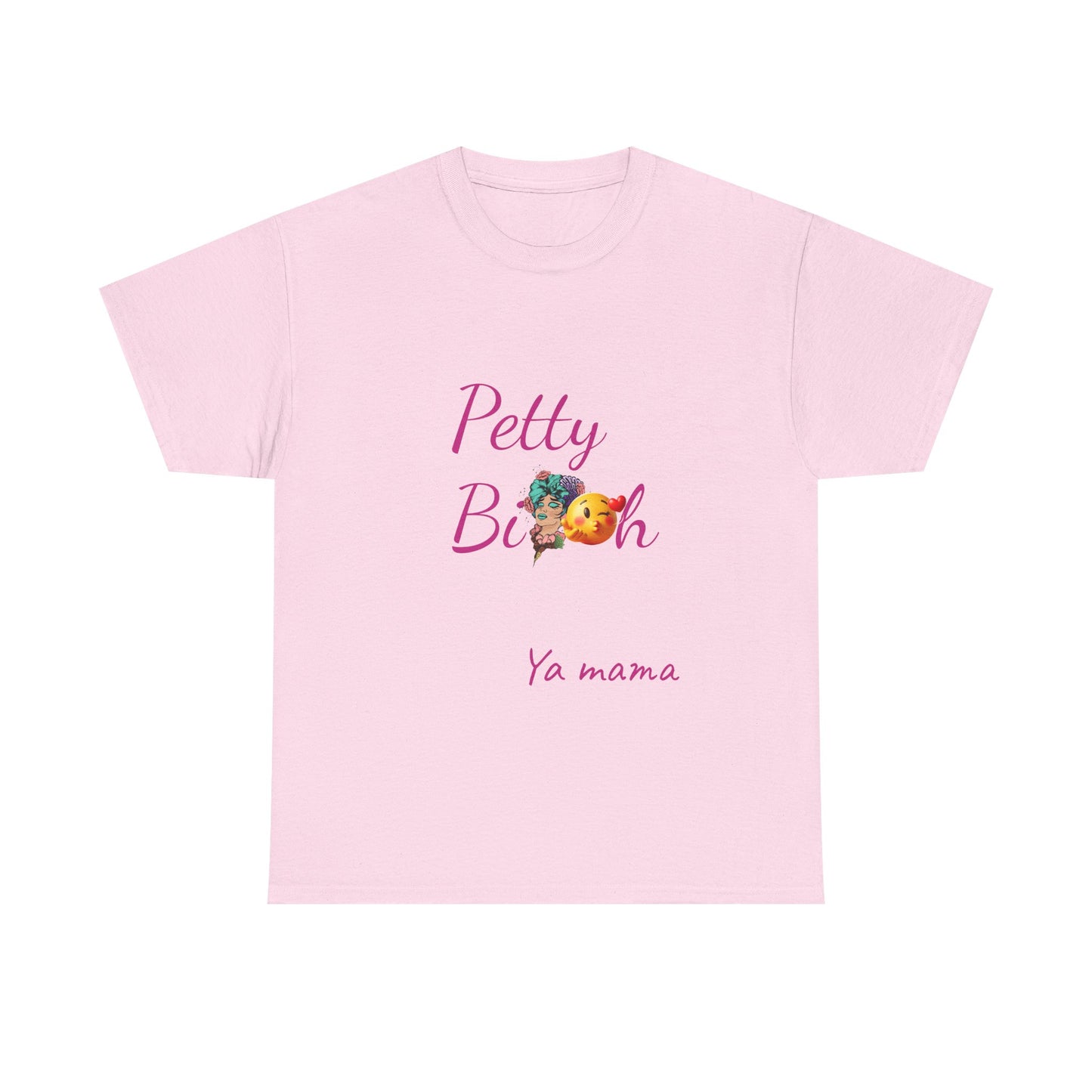 Petty Bi@#h Unisex Heavy Cotton Tee | Fun Summer Vibes, Perfect for Friends, Beach Days, Casual Outings, Gifts