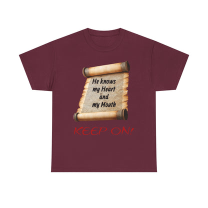 Heartfelt Unisex Tee: Spiritual Affirmation Shirt, Gifts for Him/Her, Motivational Wear, Casual Everyday Clothing, Inspirational Quotes