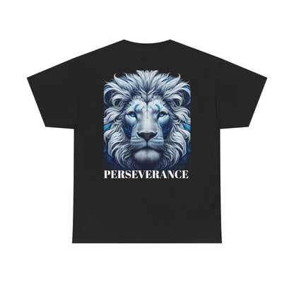 Perserverance FRONT AND BACK - 'Faith must endure' Lion Design