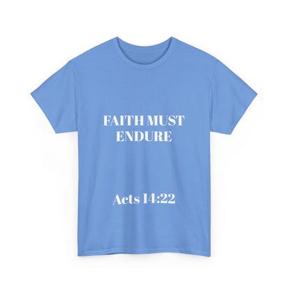 Perserverance FRONT AND BACK - 'Faith must endure' Lion Design