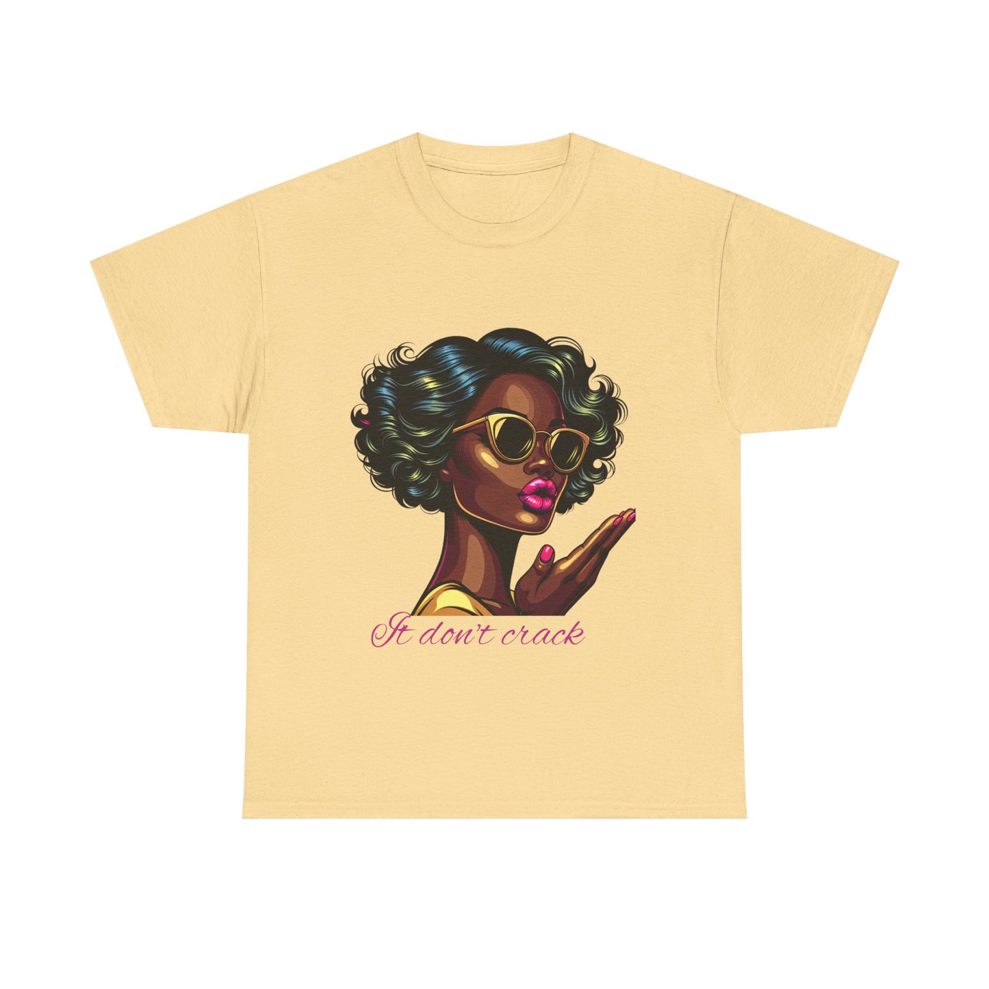 Stylish Afrocentric T-Shirt, It don't crack