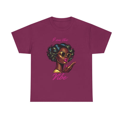 Stylish Graphic Tee, I Am the Vibe T-Shirt, Unisex Casual Top, Gift for Trendy Friends, Summer Outfit Essentials, Fun Statement Shirt