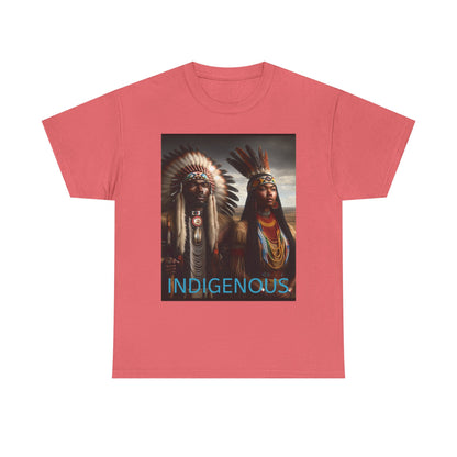 Indigenous Heavy Cotton Tee - Celebrate Native Heritage
