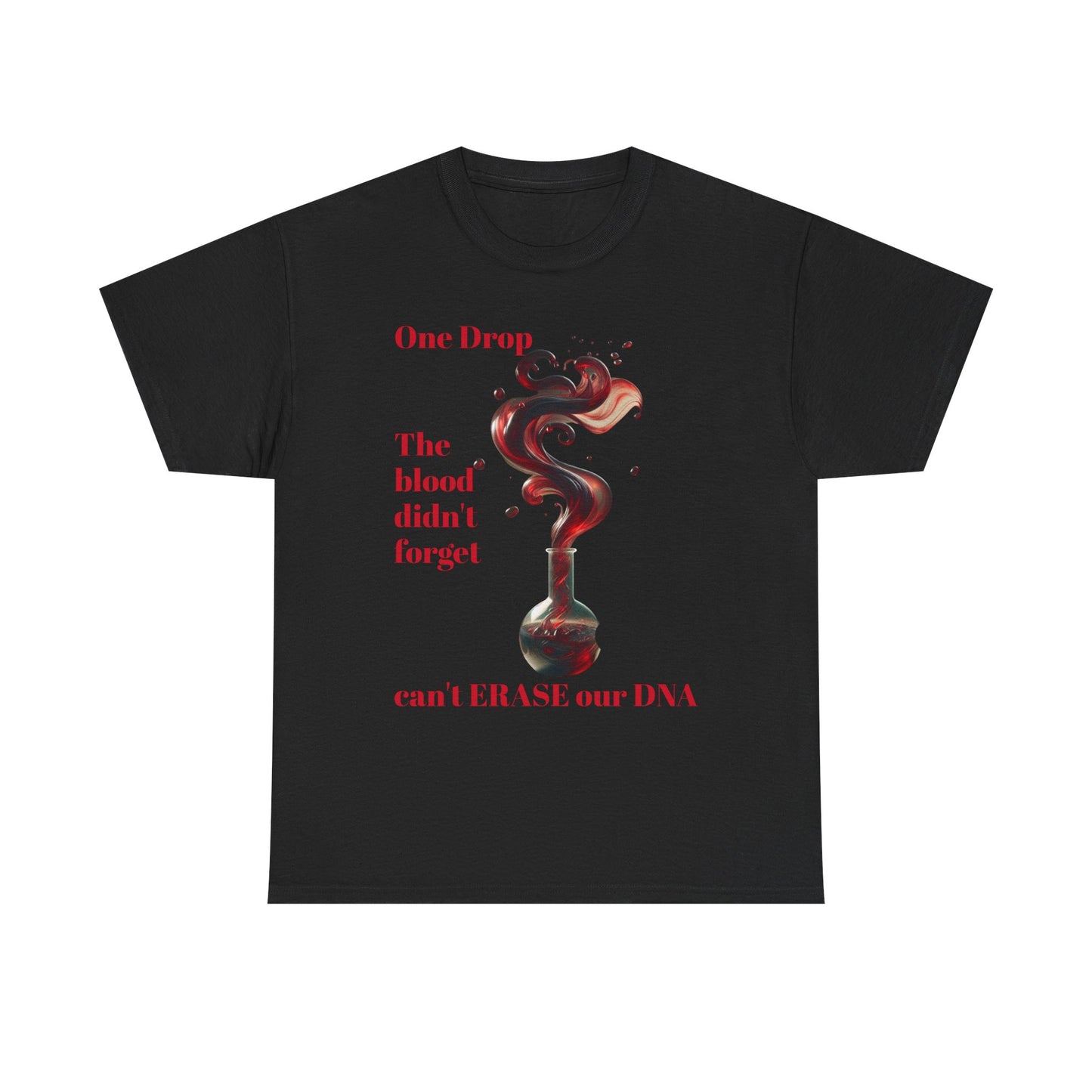 Emotional Statement Tee: 'The Blood Didn't Forget' Heavy Cotton Shirt, Affirmation T-Shirt, Gift for Gen Z, Unisex Cotton Top, [...]