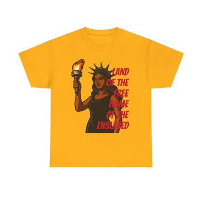 Statue of Liberty Tee, Empowerment Shirt, Unisex Cotton T-Shirt, Inclusive Fashion, Graphic T-Shirt for Freedom Lovers