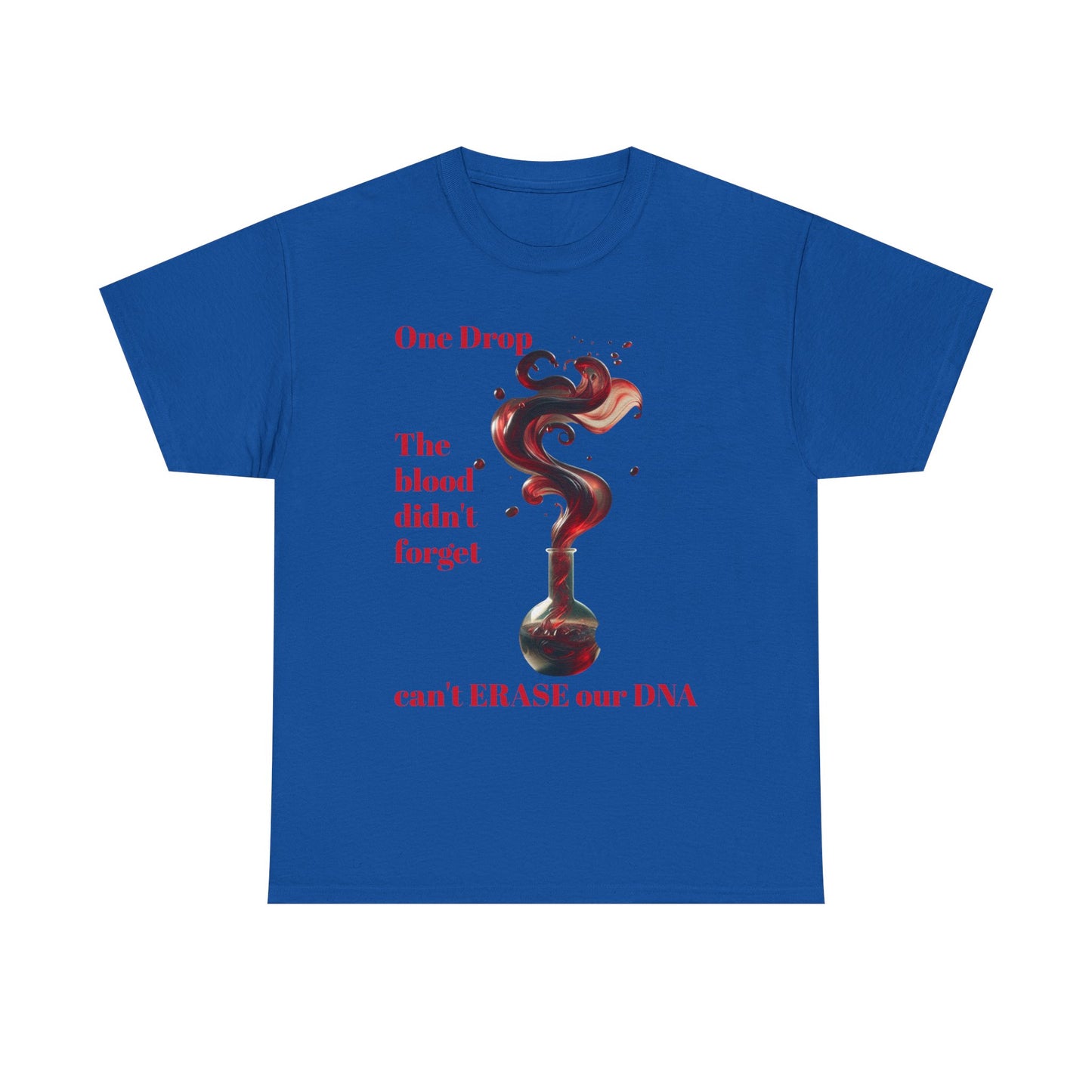 Emotional Statement Tee: 'The Blood Didn't Forget' Heavy Cotton Shirt, Affirmation T-Shirt, Gift for Gen Z, Unisex Cotton Top, [...]
