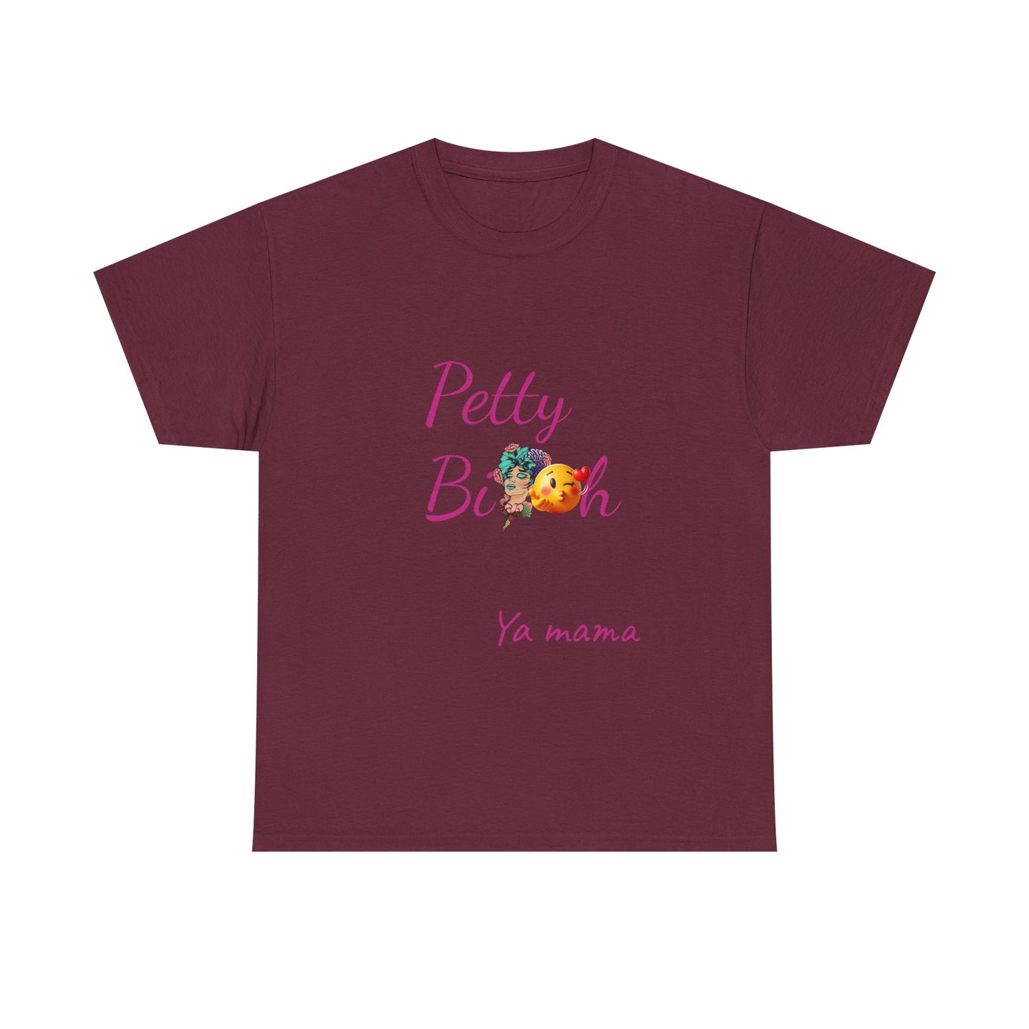 Petty Bi@#h Unisex Heavy Cotton Tee | Fun Summer Vibes, Perfect for Friends, Beach Days, Casual Outings, Gifts
