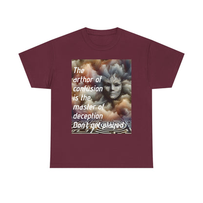 Mystical Quote Tee - Unisex Heavy Cotton Tee for Inspiration, Gift for Friends, Self-Expression, Motivational Apparel, Unique Graphic Shirt