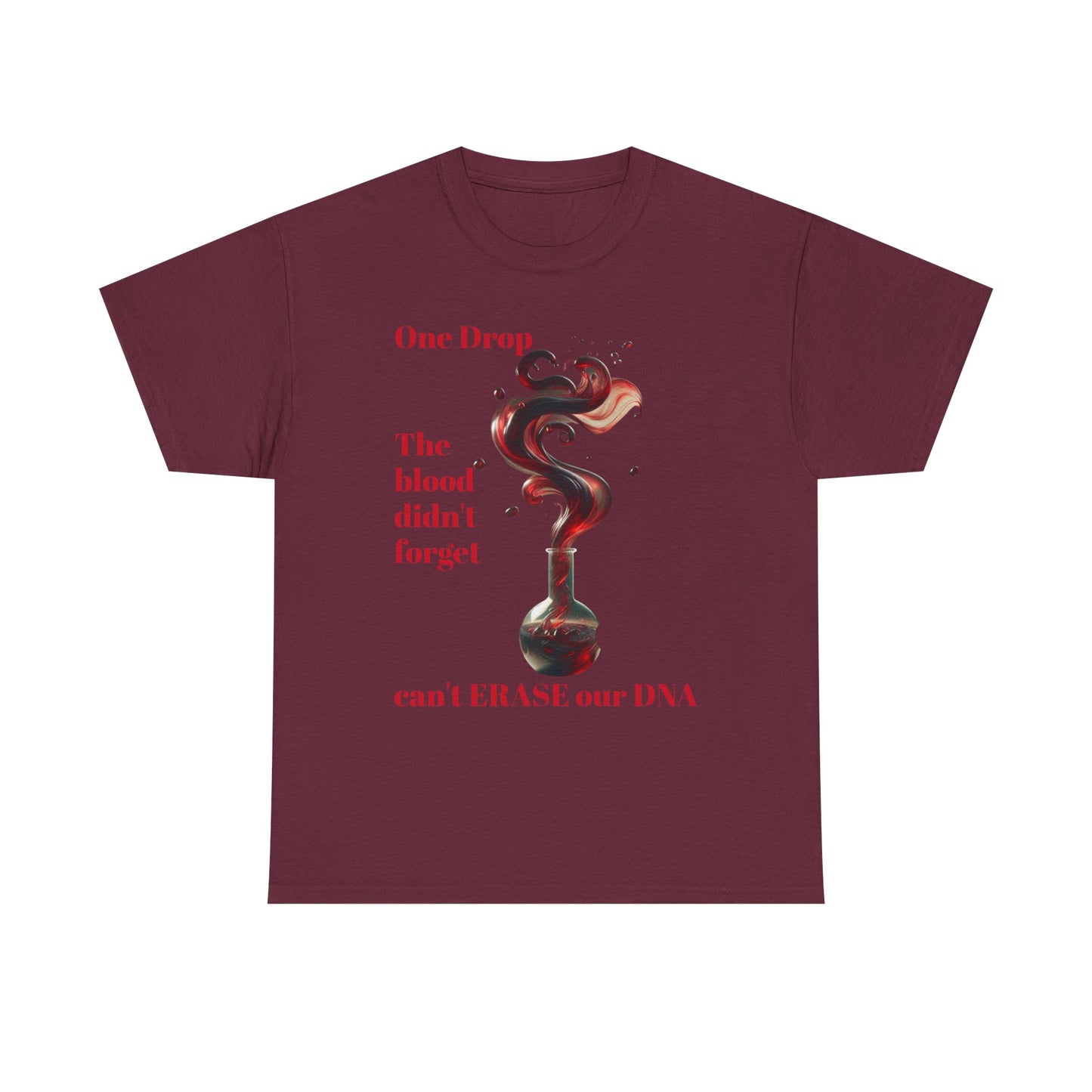 Emotional Statement Tee: 'The Blood Didn't Forget' Heavy Cotton Shirt, Affirmation T-Shirt, Gift for Gen Z, Unisex Cotton Top, [...]