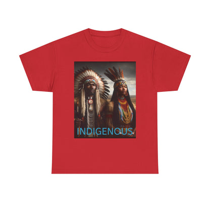Indigenous Heavy Cotton Tee - Celebrate Native Heritage