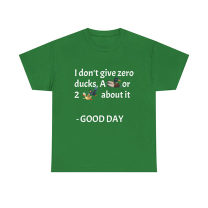 Playful Graphic Tee zero ducks given - Quirky Humor Shirt for Good Vibes, Fun Gift for Friends, Casual Outfit, Birthday Present, Everyday Wear