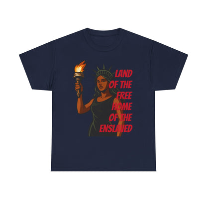 Statue of Liberty Tee, Empowerment Shirt, Unisex Cotton T-Shirt, Inclusive Fashion, Graphic T-Shirt for Freedom Lovers