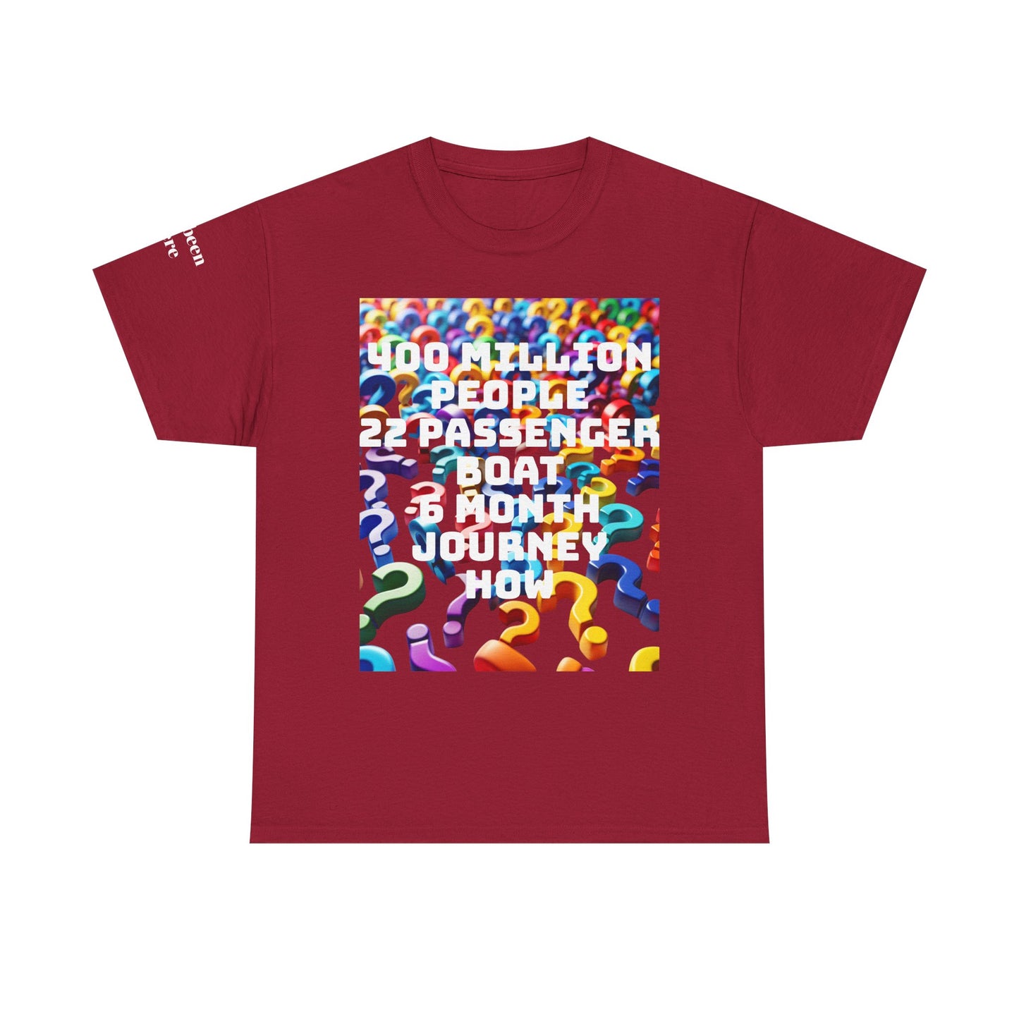 Colorful Question Mark Tee -  Conversation Starter, [...]