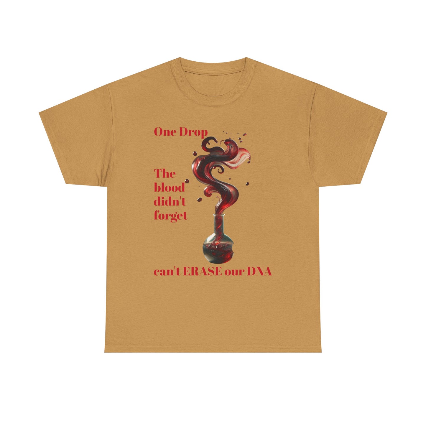 Emotional Statement Tee: 'The Blood Didn't Forget' Heavy Cotton Shirt, Affirmation T-Shirt, Gift for Gen Z, Unisex Cotton Top, [...]