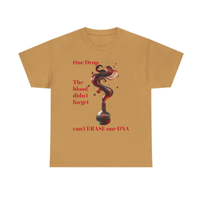 Emotional Statement Tee: 'The Blood Didn't Forget' Heavy Cotton Shirt, Affirmation T-Shirt, Gift for Gen Z, Unisex Cotton Top, [...]