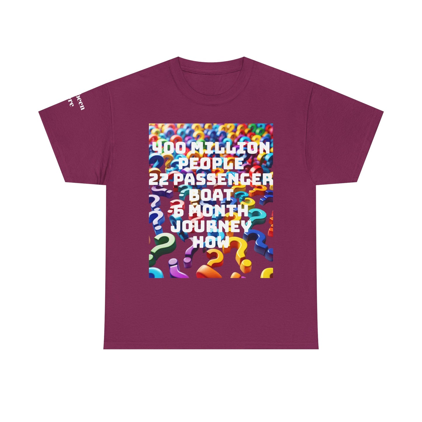 Colorful Question Mark Tee -  Conversation Starter, [...]