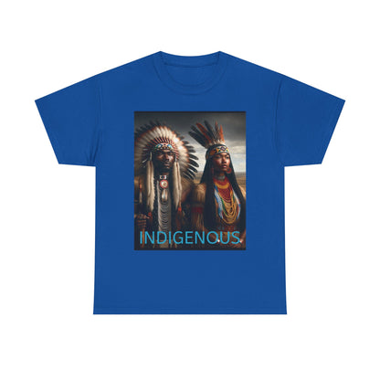 Indigenous Heavy Cotton Tee - Celebrate Native Heritage
