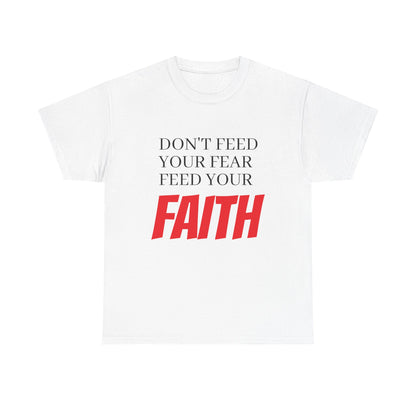 Unisex Heavy Cotton Tee, Motivational T-Shirt, Positive Quotes Tee, Faith Inspiration Apparel, Gift for Friends, Everyday Wear