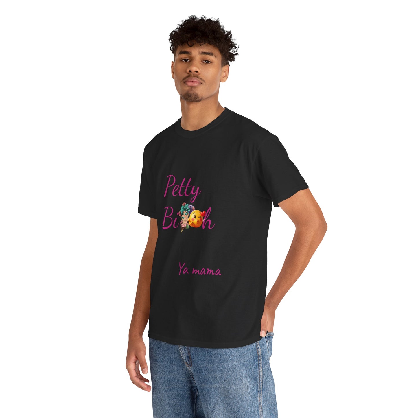 Petty Bi@#h Unisex Heavy Cotton Tee | Fun Summer Vibes, Perfect for Friends, Beach Days, Casual Outings, Gifts