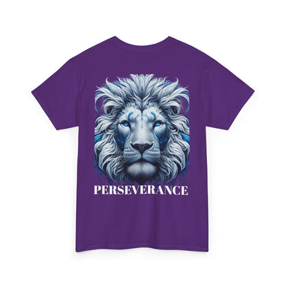 Perserverance FRONT AND BACK - 'Faith must endure' Lion Design