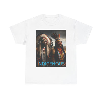 Indigenous Heavy Cotton Tee - Celebrate Native Heritage
