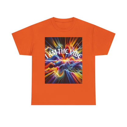 Vibrant Graphic Tee | I Am The Vibe | Unisex Cotton T-Shirt | Trendy Apparel | Gift Idea | Festival Wear | Everyday Style