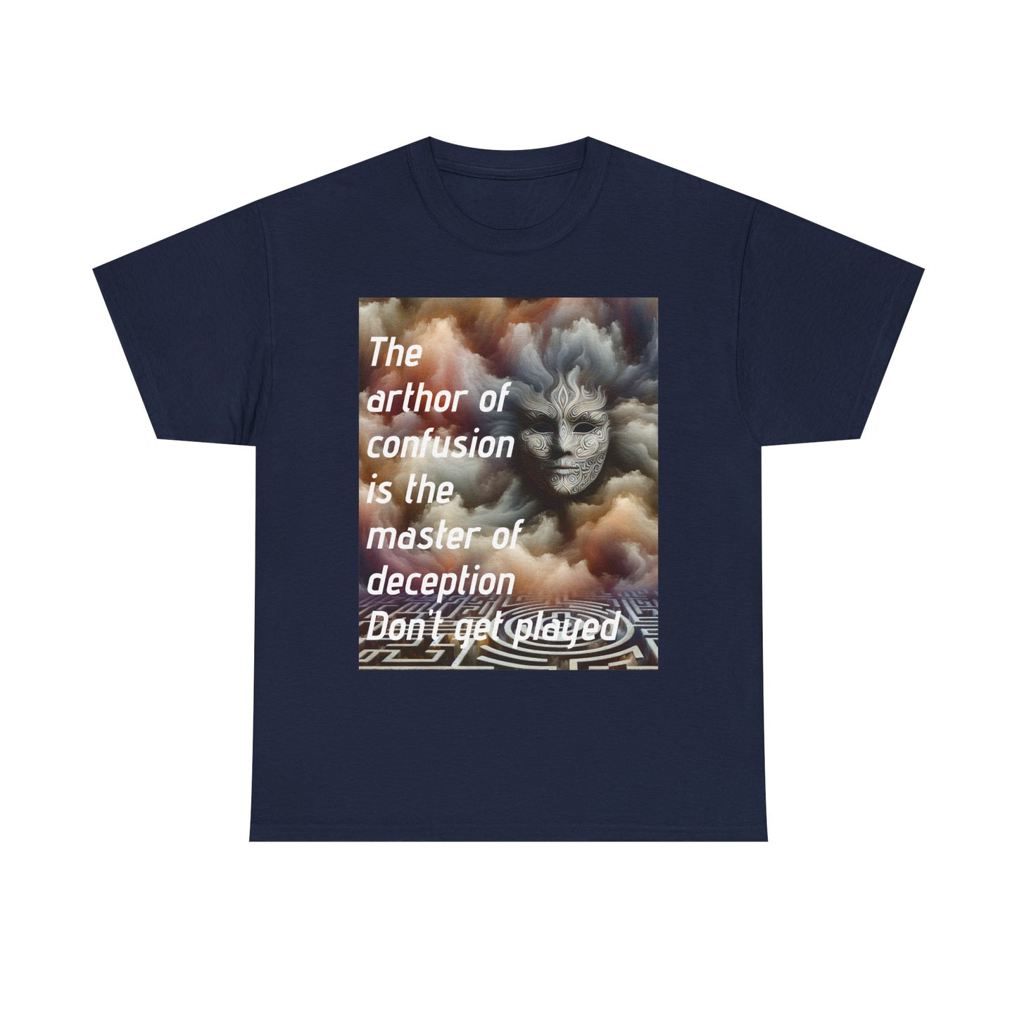 Mystical Quote Tee - Unisex Heavy Cotton Tee for Inspiration, Gift for Friends, Self-Expression, Motivational Apparel, Unique Graphic Shirt