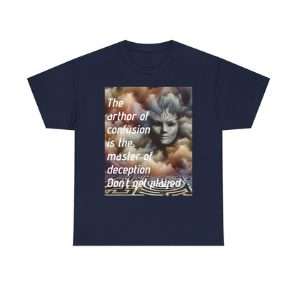 Mystical Quote Tee - Unisex Heavy Cotton Tee for Inspiration, Gift for Friends, Self-Expression, Motivational Apparel, Unique Graphic Shirt