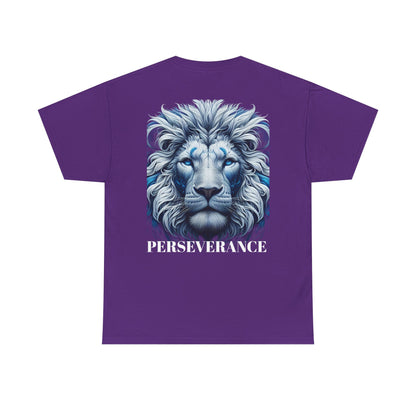 Perserverance FRONT AND BACK - 'Faith must endure' Lion Design
