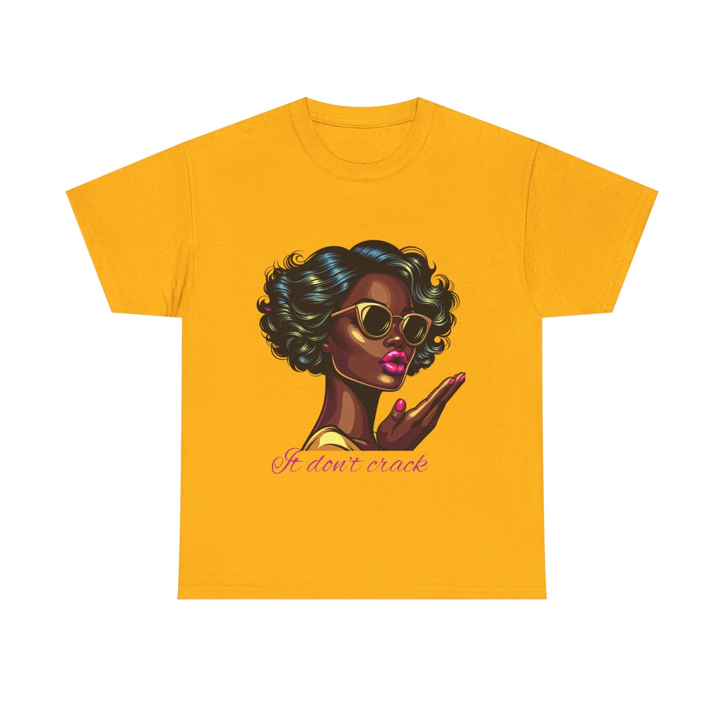 Stylish Afrocentric T-Shirt, It don't crack