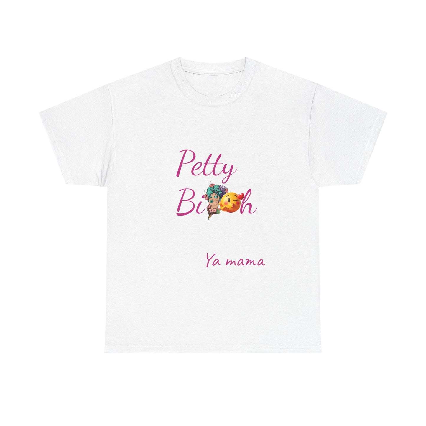 Petty Bi@#h Unisex Heavy Cotton Tee | Fun Summer Vibes, Perfect for Friends, Beach Days, Casual Outings, Gifts