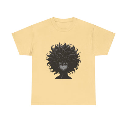 Bold Natural Hair Unisex Tee | Gift for Her, Fashion T-Shirt, Afro Art, Black Culture, Self-Love Tees